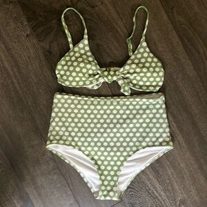 Aerie polka dot bikini